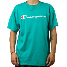 Camiseta Champion - Logo Script Ink Green