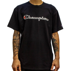 Camiseta Champion - Script Logo Contour Black
