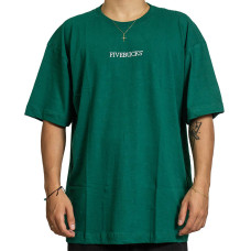 Camiseta Fivebucks - Bordada Verde